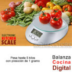 Balanza Digital De Cocina Con Base de Vidrio 1gr A 5kg - Imagen 6