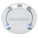 Balanza Pesa Digital Base Vidrio Redonda Baño 150kg - Imagen 7