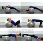 Balón Maní Pilates 45 x 90cm Gimnasia Rehabilitación Embarazo - Imagen 6