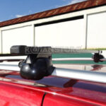 Set 2 Barras Porta Equipaje 120 Parrilla Negra Con Llaves - Imagen 3