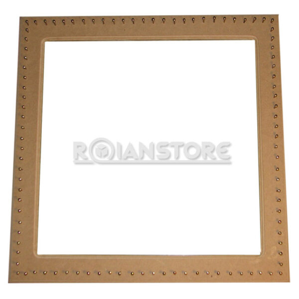 Telar Bastidor De Madera Para Tejer Artesanal Con Clavos 50 x 50cm