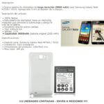 Bateria Alternativa Doble Duración Galaxy 5000mah Note 1 N7000 Blanca - Imagen 2