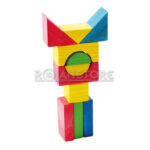 Construcción Dactic Bloques de Madera Lógicos 50 Piezas Unidad - Imagen 3