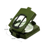Brújula Metálica Profesional Topografía Trekking Andinismo - Imagen 8