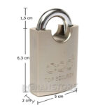 Candado 50 Mm De Acero Inoxidable De Alta Seguridad - Imagen 2