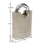 Candado 60 Mm De Acero Inoxidable De Alta Seguridad - Imagen 3