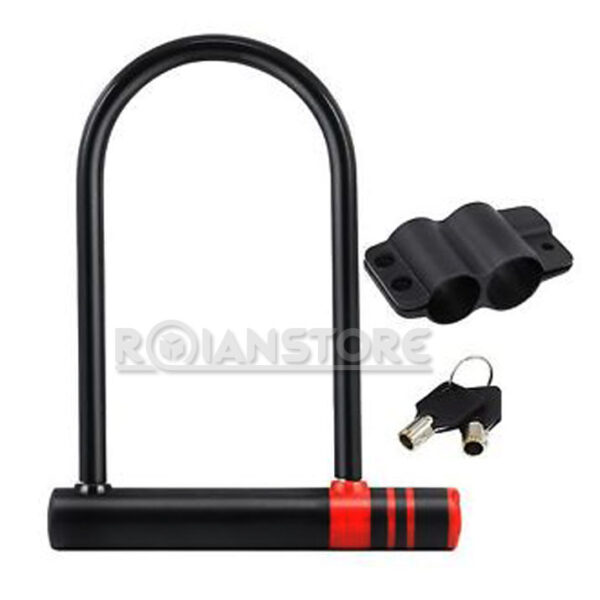 Candado Tipo U Motos Scooter Bicicletas Bicimoto Seguridad