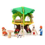 Casa En El Arbol Juguete Didáctico De Madera Para Niños