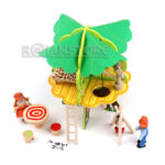 Casa En El Arbol Juguete Didáctico De Madera Para Niños - Imagen 2