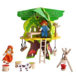 Casa En El Arbol Juguete Didáctico De Madera Para Niños - Imagen 6