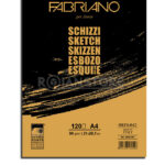 Croquera Fabriano Schizzi A4 90gr 120 Hojas Unidad - Imagen 2