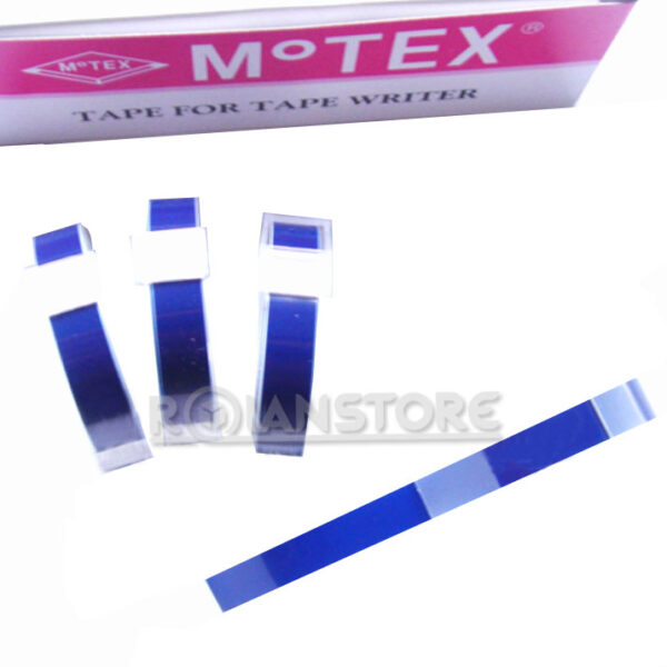 Insumo Cinta Rotuladora Motex 9mm Por 3 Metros Azul