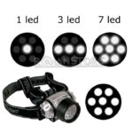 Linterna Cintillo Cabeza 7 Led Multifunción Ahorro - Imagen 5