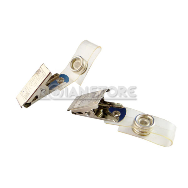 Porta Credencial Clip Con Correa 100un