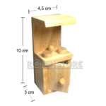 Completo Set Muebles De Cocina En Madera Para Casa Muñecas (e) - Imagen 3