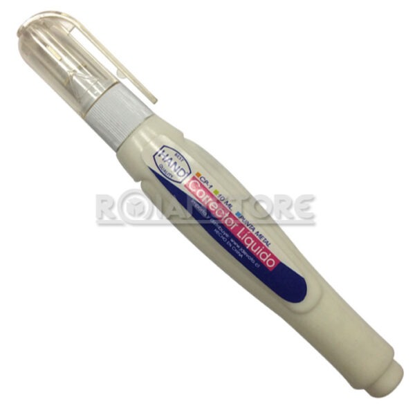 Lápiz Corrector 10cc Punta Metal Hand 12 unidades