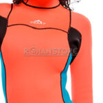 Traje de Baño Corto Lycra Naranjo - Imagen 3