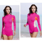 Traje de Baño Corto Lycra Rosado Neopreno Surf - Imagen 8