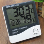 Reloj Digital Higrometro Humedad Termometro Temperatura HTC-1 - Imagen 6