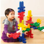 Construcción Dactic set conejos plásticos conectables 20 piezas - Imagen 2