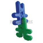 Construcción Dactic set conejos plásticos conectables 20 piezas - Imagen 4