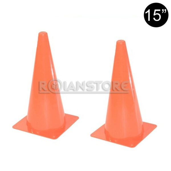 Set de 6 Conos de Entrenamiento Deportivo de 15" (38cm)