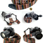 Correa Strap De Cuello Para Camaras Digital O Reflex Diseño a Rayas - Imagen 2