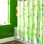 Cortina Baño Diseño Paisaje Natural Bamboo 180x180 Cms - Imagen 3