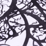 Cortina De Baño Hermoso Diseño Arbol 180x180 Cms - Imagen 5
