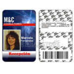 Credencial Identificacion PVC Laminada Full Color Una Cara - Imagen 3