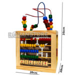 Cubo Motricidad Multifuncional Juguete Didáctico Madera 20cm (e)