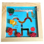 Cubo Motricidad Multifuncional Juguete Didáctico Madera 20cm (e) - Imagen 4