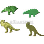 Goma Eva Adix Dinosaurios Glitter Adhesivos - Imagen 2