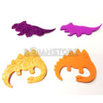Goma Eva Adix Dinosaurios Glitter Adhesivos - Imagen 9