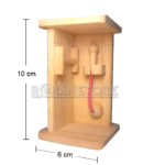 Completo Set Muebles De Baño En Madera Para Casa De Muñecas (e) - Imagen 4