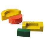Puzzle  Encaje Dactic Figuras Geométricas Maderas Unidad - Imagen 6