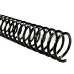 Espiral Plástico Negro 23mm 25 Unidades Capacidad 155 Hojas - Imagen 6