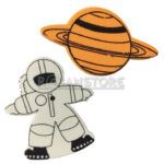 Goma Eva Adix Creative Figuras del Espacio de Goma Eva Unidad - Imagen 3