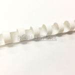 Espiral Plástico Blanco 16mm 50Unidades Capacidad 125 Hojas - Imagen 2