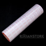 10 Rollos de Etiquetas Auto Adhesivas Estándar Blanca Líneas Rojas - Imagen 6