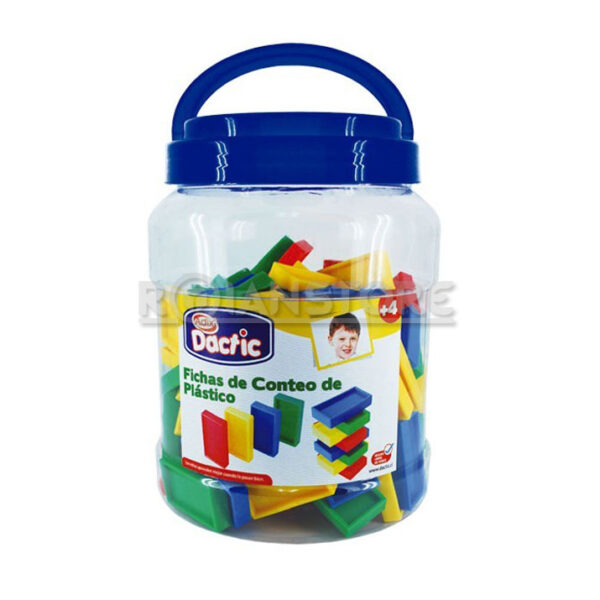 Matemáticas Dactic Fichas De Conteo de Plastico