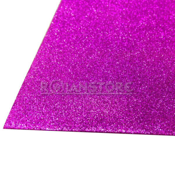 Goma Eva Glitter Fucsia 40x60 Cm