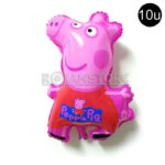 Globo Peppa Pig Cuerpo Entero Opaco 57cm Set de 10 un