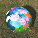 Globo Peppa Pig Y Su Familia Metalizado 40cm Con Palito - Imagen 3
