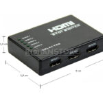 Switch Hdmi 5x1 Hd 720p Y Full Hd 1080p Conmutador Hub - Imagen 2