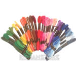 Set Hilo Roian Madejas Bordar Bordado 24 Colores