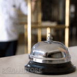 Timbre Mesa Hotel Metalico Cromado 8.5 Cms - Imagen 2