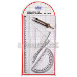 Regla Hand 30 cm. Set De Geometría 5 Piezas Unidad