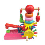 Juego Engranaje Parque Atracciones Juguete Didáctico Madera