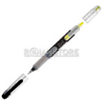 Lápiz Inoxcrom Bolígrafo Tinta Negra 2 en 1 Destacador Amarillo Unidad - Imagen 5